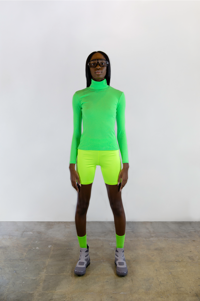 SLIME GREEN TURTLENECK