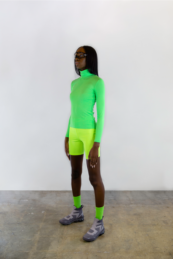 SLIME GREEN TURTLENECK