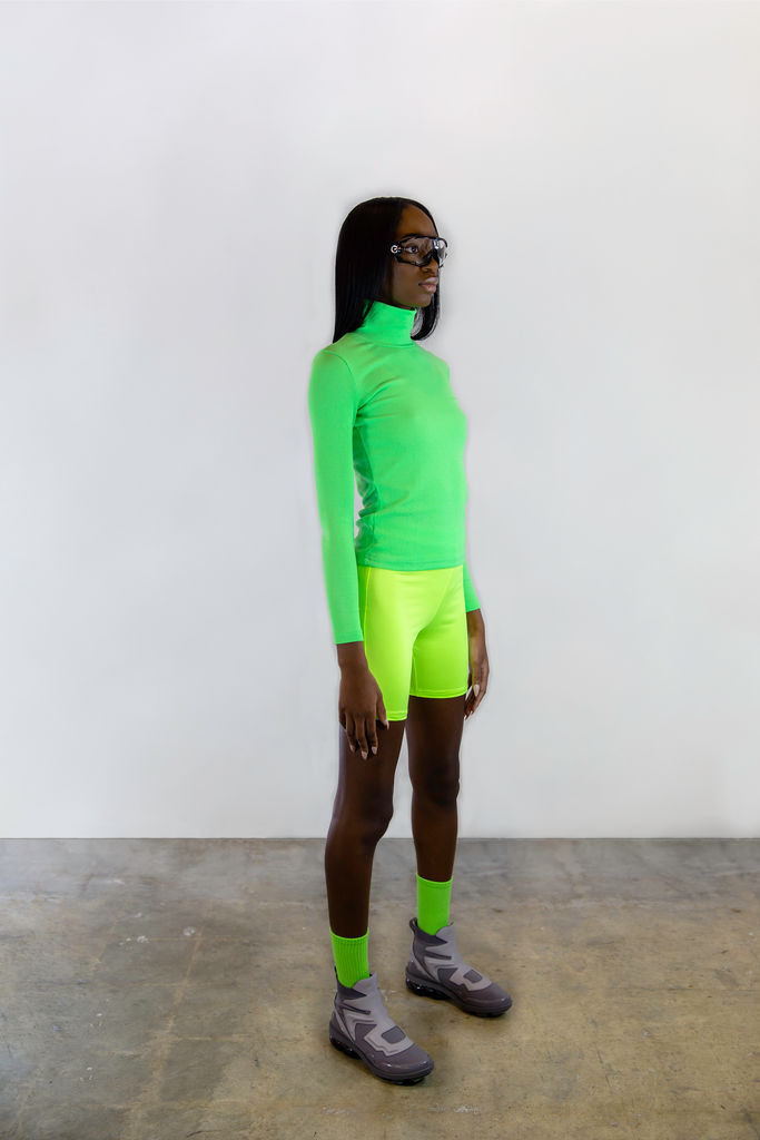 SLIME GREEN TURTLENECK